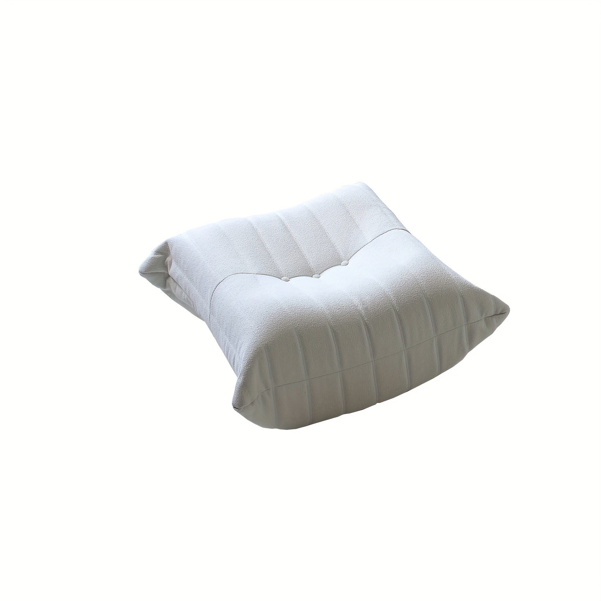 Single Seat with Ottoman for Fireside, Lazy Floor Sofa, Modern Loveseat, Tatami Sofa, Corner Relaxation Couch for Living Room, Bedroom, Salon, Or Office.