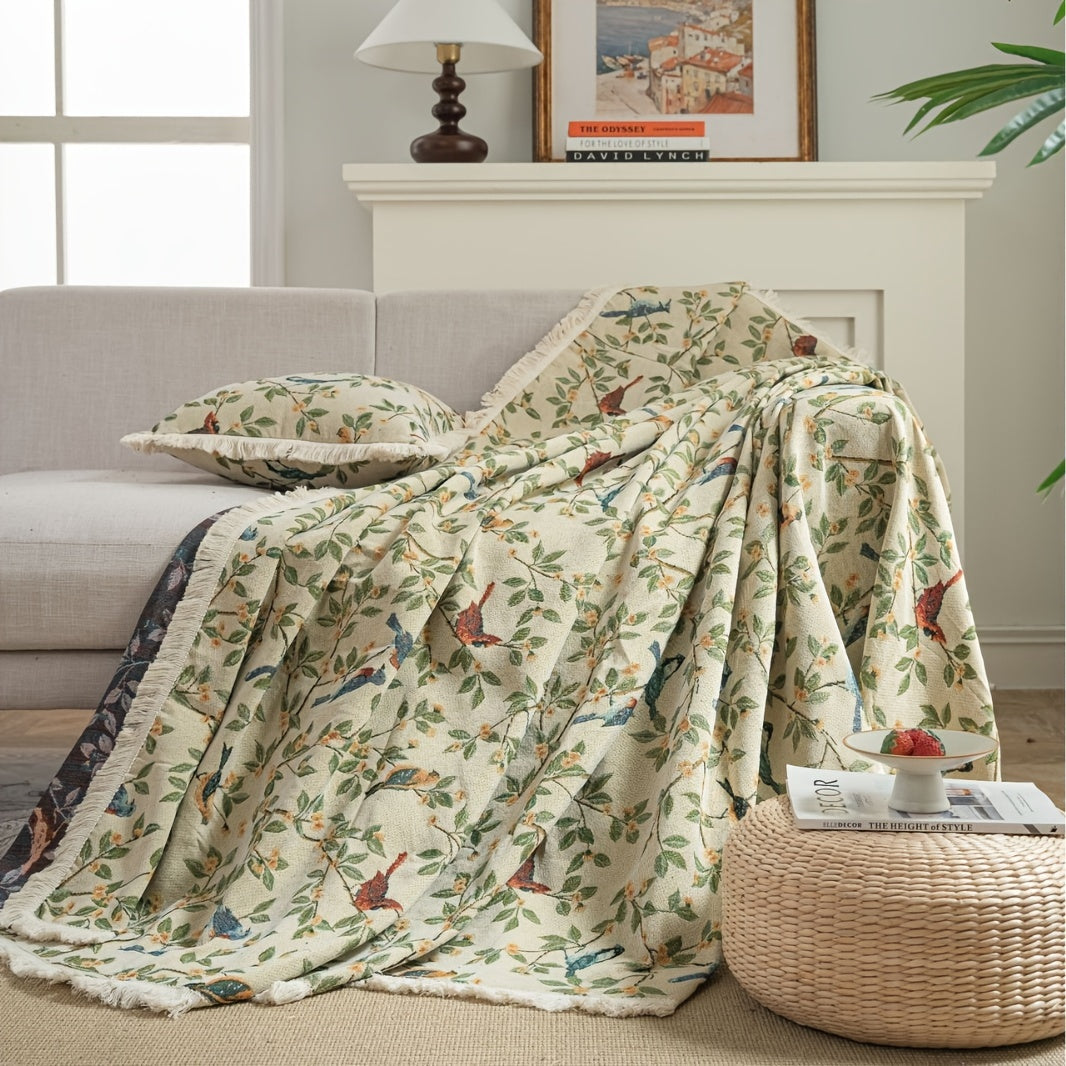 Couch Cover Reversible Chenille Sofa Covers Sofa Elegant Flowers Jacquard Sofa Slipcover